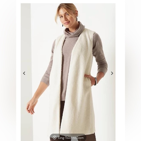 J. Jill Jackets & Blazers - New - J Jill Pure Jill Long Teddy Vest